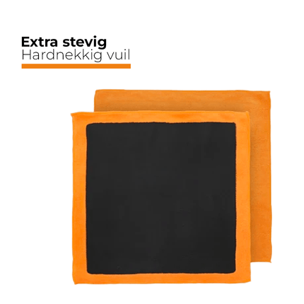 Clay Towel Microvezel Schoonmaak Doek voor Vuilverwijdering (40 x 40cm) - Oranje - VCTparts.nl