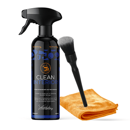 Combideal Clean Interior Interieurreiniger met Microvezel Doek en Detailing Brush - VCTparts.nl