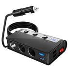 180W Sigarettenaansteker Splitter Quick Charge 3.0 Auto-oplader Adapter 12V/24V - VCTparts.nl