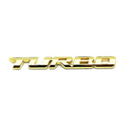 3D Turbo Sticker Logo Embleem - Goud - VCTparts.nl