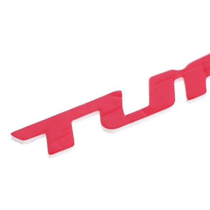 3D Turbo Sticker Logo Embleem - Rood - VCTparts.nl