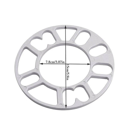 Aluminiumschiene -Leiter 10 mm Wiel Spacers Platte (4 Stücke) Mehrfach 4x100 4x114.3 5x100 5x108 5x114.3 5x120