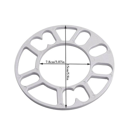 Aluminiumschiene Broaders 3mm Wiel Spacers Platte (4 Stücke) Multistek 4x100 4x114.3 5x100 5x108 5x114.3 5x120