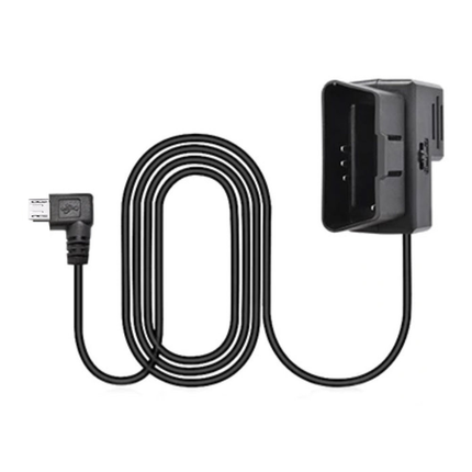 Auto Dashcam Continuous Netzteil Hardwire OBD -Kabel Stromversorgung Mikro USB [3,5 m 12 V/24 V]