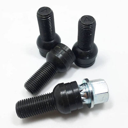 Auto Slotbouten Wielvergrendeling Bouten & Moeren - M14x1.5 met Inbegrepen Sleutel (set 4 stuks) Hoogwaardige Legering Slotboutset [Bolt & Lock Lug Nuts] - VCTparts.nl