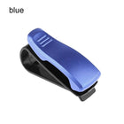 Brillenhouder auto zonneklep Clip - Royal Blue - VCTparts.nl