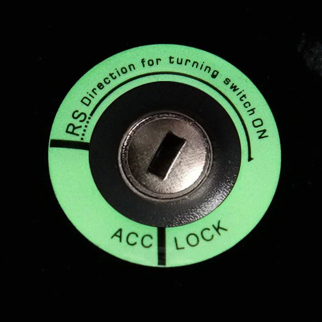 Contactslot Ring  Glow in the Dark Fluoriserende ACC Lock Lichtgevend Sleutelgat Zelfklevend - VCTparts.nl