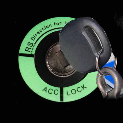 Contactslot Ring  Glow in the Dark Fluoriserende ACC Lock Lichtgevend Sleutelgat Zelfklevend - VCTparts.nl