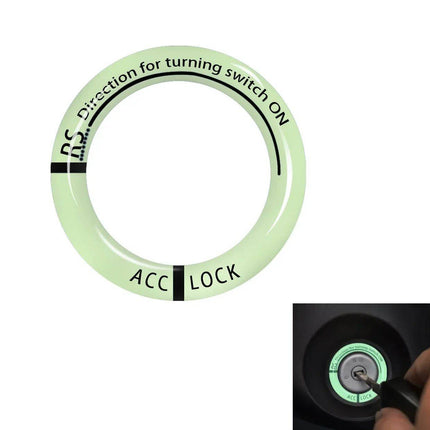 Contactslot Ring  Glow in the Dark Fluoriserende ACC Lock Lichtgevend Sleutelgat Zelfklevend - VCTparts.nl