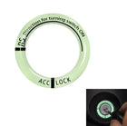 Contactslot Ring  Glow in the Dark Fluoriserende ACC Lock Lichtgevend Sleutelgat Zelfklevend - VCTparts.nl