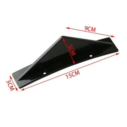 Diffuser Haaienvin Achterbumper spoiler - Boog Carbon (set) - VCTparts.nl