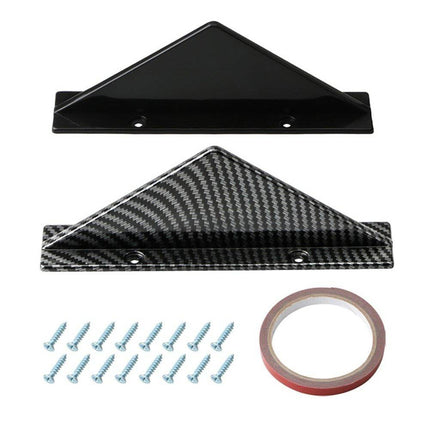 Diffuser Haaienvin - Achterbumper spoiler - Recht Carbon (set) - VCTparts.nl