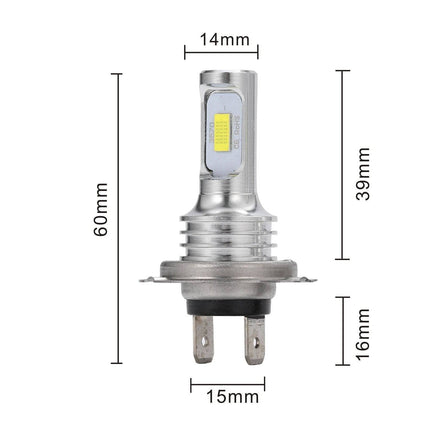 Dimlicht LED H7 8000k ijsblauw (set)  [ijsblauwe koplampen - ijsblauwe Dimlichten] - VCTparts.nl