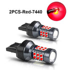 High Power T20 LED Lamp Bol - Rood (set) 7440 WY21W W21W 3030SMD - VCTparts.nl