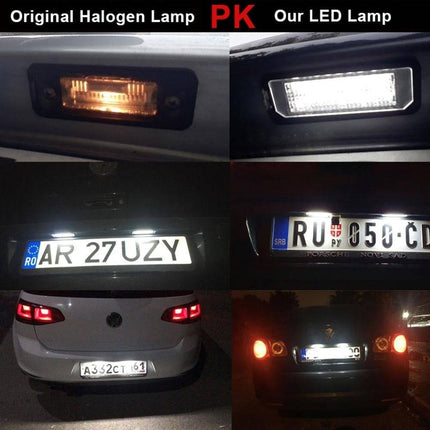 Kentekenplaatverlichting Volkswagen Kenteken LED 6000K Wit - Geen Error (set) - VCTparts.nl