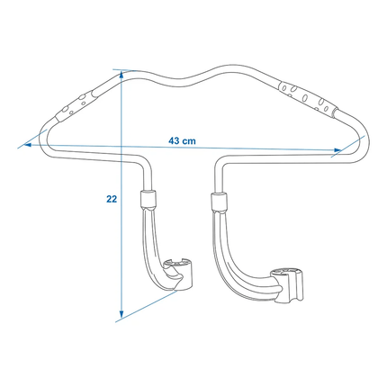 Kledinghanger Kleerhanger Autostoel Kleerhanger Hoofdsteun Stoel - VCTparts.nl