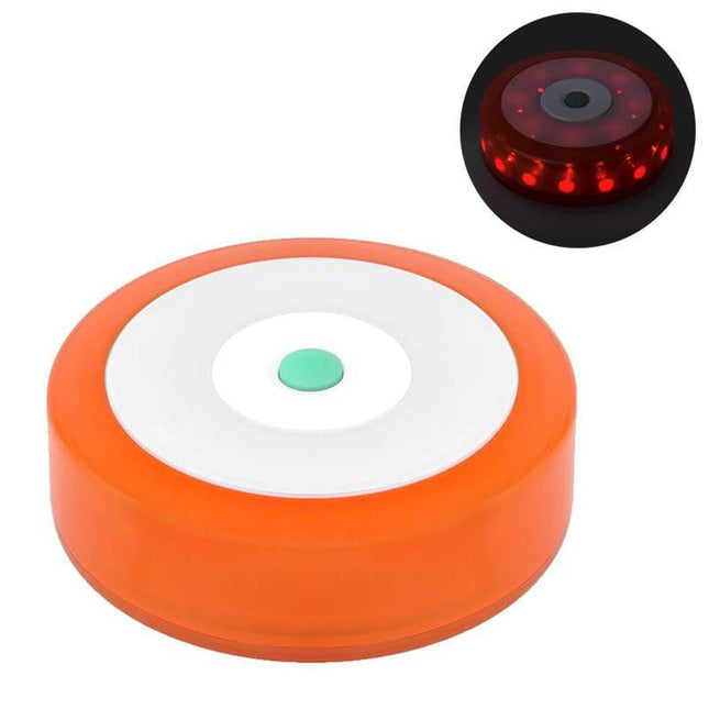 Magnetische Waarschuwings-disk schijf 16+8 LED Oranje - VCTparts.nl