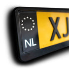 Nederlands Kenteken Sticker voor Europese Nummerborden Zwart-Wit (set) - VCTparts.nl