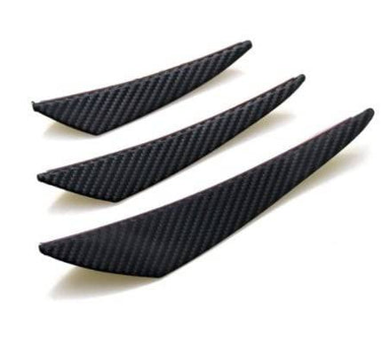 Universele Voorbumper Spoiler Vinnen Carbon (set) - VCTparts.nl