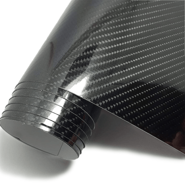 Vinyl Wrap Folie - Carbon Fiber 5D Glans (50 x 152cm) - VCTparts.nl