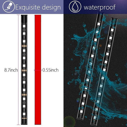 Voertuig Universele Interieur Instapverlichting ledstrip 4 Strips voor Onder Stoel en Dashboard RGBW - VCTparts.nl