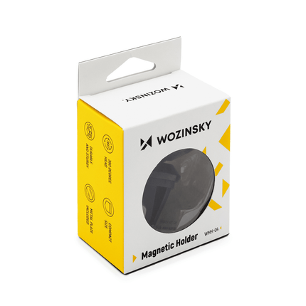 Wozinsky Auto Telefoonhouder Magnetische Draaibare 360º Ventilatierooster Klem Zwart - VCTparts.nl